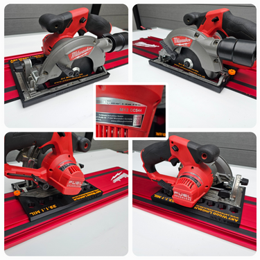 Milwaukee M12CCS44 2530-20 circular saw adapter guide rail base compatible with FESTOOL guide rail track