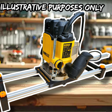 Dewalt DWE625 Router flattening jig Sled planer thicknesser base