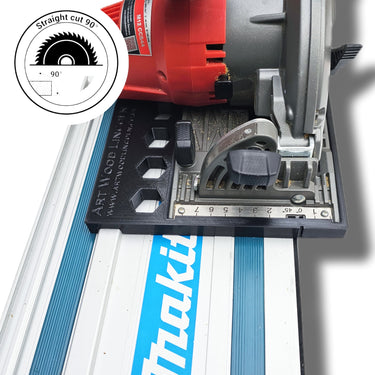 Milwaukee M12CCS44 2530-20 circular saw adapter guide rail base compatible with MAKITA guide rail track