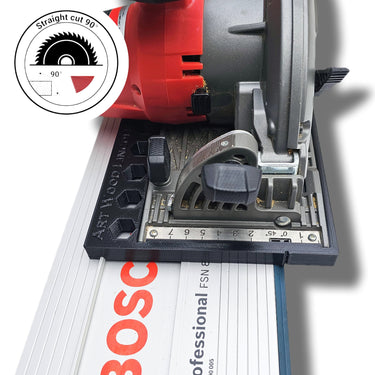 Milwaukee M12CCS44 2530-20 circular saw adapter guide rail base compatible with BOSCH MAFELL guide rail track