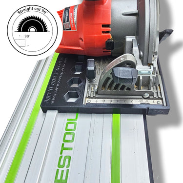 Milwaukee M12CCS44 2530-20 circular saw adapter guide rail base compatible with FESTOOL guide rail track
