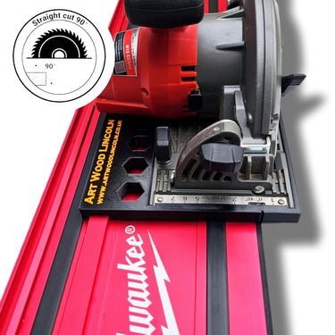 Milwaukee M12CCS44 2530-20 circular saw adapter guide rail base compatible with MILWAUKEE guide rail track