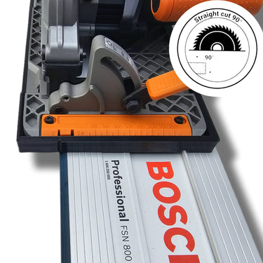 Evolution R185CCS-Li (cordless) circular saw adapter shoe base plate compatible with BOSCH MAFELL guide rail track
