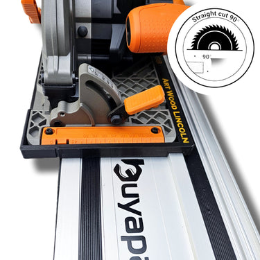 Evolution R185CCS-Li (cordless) circular saw adapter shoe base plate compatible with BUYAPARCEL guide rail track
