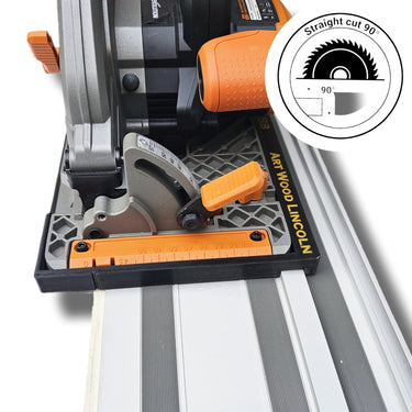 Evolution R185CCS-Li (cordless) circular saw adapter shoe base plate compatible with EVOLUTION guide rail track