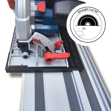 Erbauer ERI1086CSW circular saw adapter guide rail base compatible with EVOLUTION guide rail track