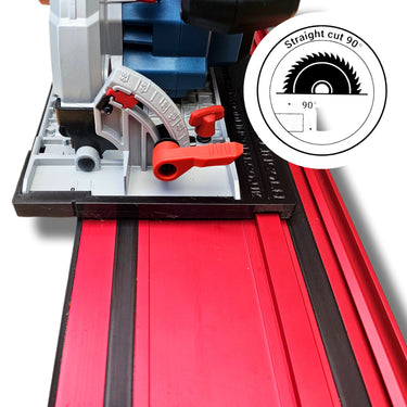 Erbauer ERI1086CSW circular saw adapter guide rail base compatible with MILWAUKEE guide rail track