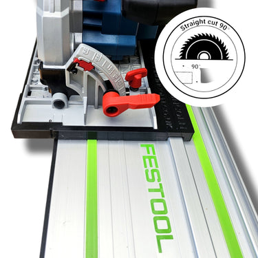 Erbauer ERI1086CSW circular saw adapter guide rail base compatible with FESTOOL guide rail track