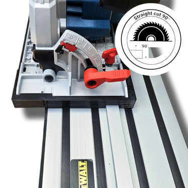 Erbauer ERI1086CSW circular saw adapter guide rail base compatible with DEWALT guide rail track