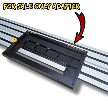 Dewalt DWE5615 circular saw adapter guide rail base compatible with DEWALT guide rail track