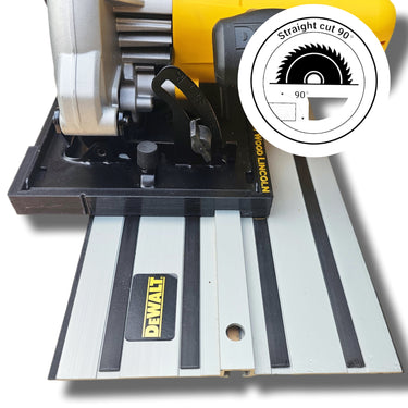 Dewalt DWE5615 circular saw adapter guide rail base compatible with DEWALT guide rail track