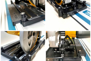 Dewalt DWE560K-GB DWE560-LX DWE560 circular saw adapter guide rail base compatible with MAKITA guide rail track