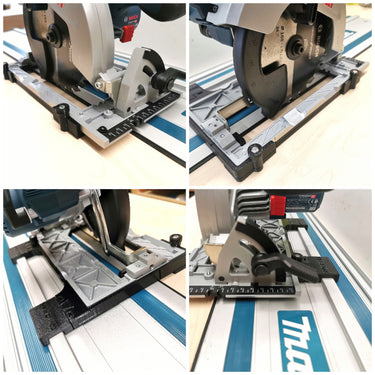 Bosch GKS18V-57-2 circular saw adapter guide rail base compatible with FESTOOL guide rail track