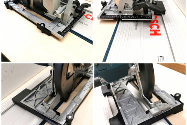 Bosch GKS18V-57-2 circular saw adapter guide rail base compatible with BOSCH MAFELL guide rail track