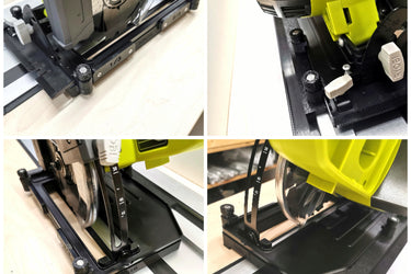 Ryobi R18CSP-0 circular saw adapter guide rail base compatible with RYOBI guide rail track