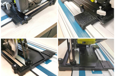 Ryobi R18CSP-0 circular saw adapter guide rail base compatible with EVOLUTION guide rail track
