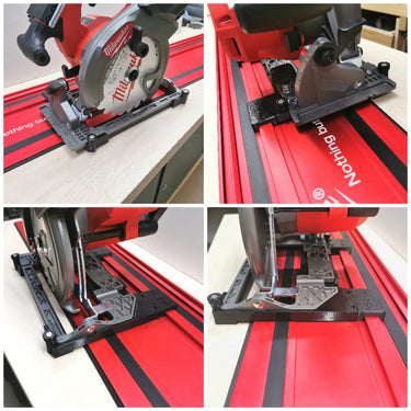 Milwaukee M18FCS552 2833-20 circular saw adapter guide rail base compatible with MILWAUKEE guide rail track