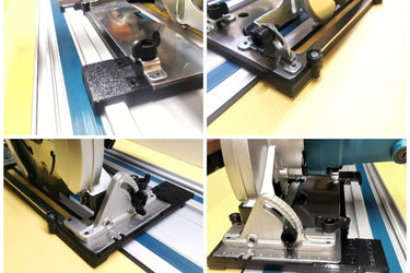 Makita HS7601J HS7611J circular saw adapter guide rail base compatible with EVOLUTION guide rail track