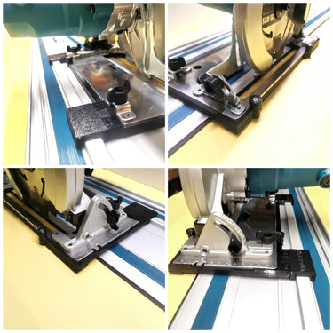 Makita HS7601J HS7611J circular saw adapter guide rail base compatible with EVOLUTION guide rail track