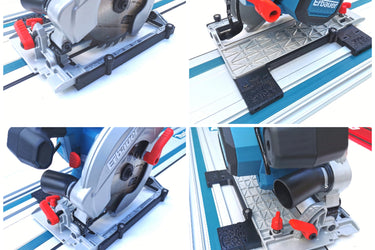 Erbauer ERI1085CSW circular saw adapter guide rail base compatible with MILWAUKEE guide rail track