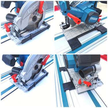 Erbauer ERI1085CSW circular saw adapter guide rail base compatible with EVOLUTION guide rail track