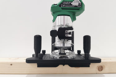 Hikoki M1808DA center jig adapter router base Mortises Groove Slotting