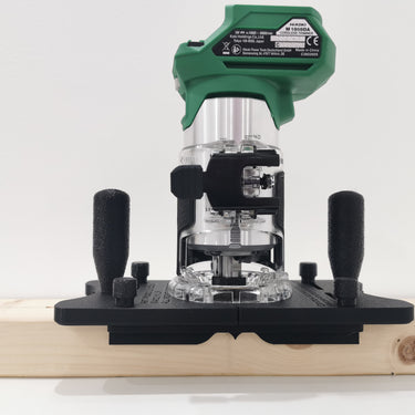 Hikoki M1808DA center jig adapter router base Mortises Groove Slotting