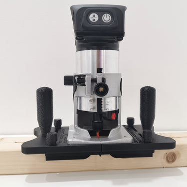 Trend T18S/R14 center jig adapter router base Mortises Groove Slotting