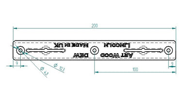 Track slider bar Dewalt DWE7492 DWE7491 DW745 DWE7480 DWE7485 DCS7485 DWE7499 DWE7490 DWE7490 table saw